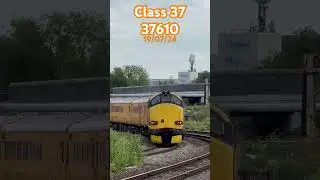 37 610 on the network rail train approaching Derby with a growl #trains #class37 #clag #networkrail