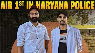 Haryana Police Constable Topper Interview. HSSC Bharti 2024.