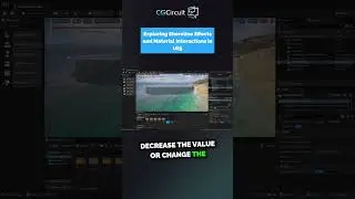 Ocean Waves in UE5: Shoreline Effects & Material Tips - # Tip 5 #cgcircuit #gamedev #unrealengine