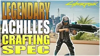 CYBERPUNK 2077 - HOW TO GET LEGENDARY M-179E ACHILLES CRAFTING SPEC