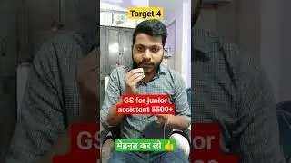 upsssc junior assistant exam। Target 4। #upsssc #ssc #juniorassistant #shorts