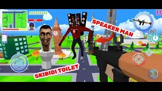 Speaker Man attack | Skibidi toilet story | dude theft wars EXE | ziki kiddy