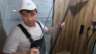 How to install a KVADRO BLACK 90*90 shower screen