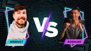 🔴 LIVE: UR · Cristiano Ronaldo vs MrBeast Sub Count Battle
