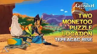 Two Monetoo Puzzle Location - Tepeacac Rise | Genshin Impact