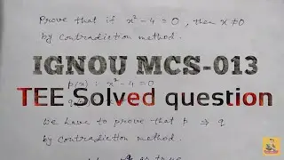 MCS-13 TEE solved question(hindi)
