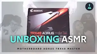 MOTHERBOARD AORUS TRX40 MASTER ! Unboxing ASMR