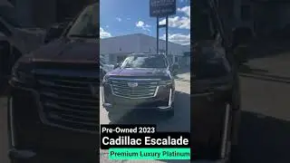 Command the Road in Style | Pre-Owned 2023 Cadillac Escalade Luxury Platinum at Bob Ross Auto