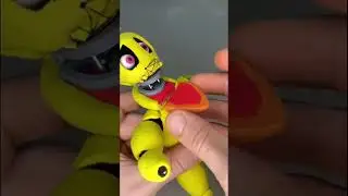 FNAF: Abandoned Chica | Polymer clay sculpture 