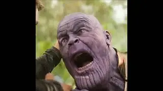 thanos scream when thor tried to kill him 🤣🤣