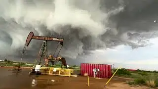 Entire chase behind Reed Timmer in Texas 6-6-2025 #Tornado