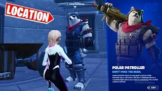 Talk to POLAR PATROLLER (NPC #8 Location) | Fortnite Chapter 4 Season 2