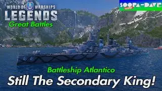 Atlantico The Secondary King World Of Warships Legends