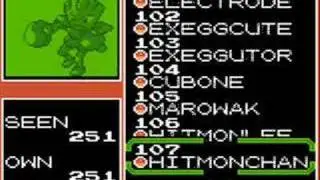 Pokemon Gold-251 Pokemon CAUGHT!