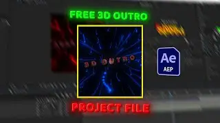 Free 3D Outro | After Effects AEP Giveaway