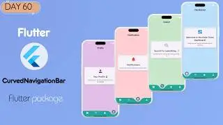 Flutter Curved Navigation Bar | Bottom Navigation Bar Flutter
