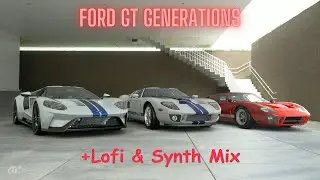Evolution of Speed: Ford GT Generations - Lofi & Synth