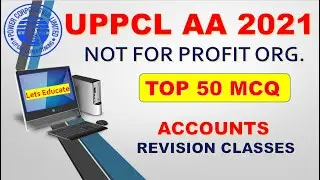 UPPCL Account MCQ Series | Not For Profit Organisation | UPPCL AA 2021 | Most Expected questions