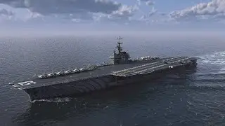 USS Forrestal aircraft carrier | Minecraft timelapse