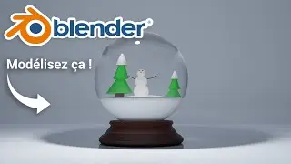 [Blender TUTORIAL #10] A Christmas BALL - Blender 3D tutorial for beginners in French