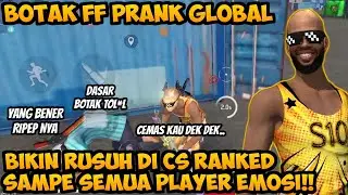 Prank Free Fire | The bald man is acting again, causing global to become emotional