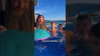 Sept 3 Bday?🥳Whens YOURS??🤷‍♂️ #happybirthday #birthday #handpan #pool #summer @NovaPansHandpans