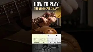 The Wind Cries Mary - Jimi Hendrix - Tutorial with tabs