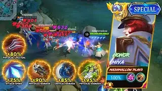 MIYA NEW BEST CRITICAL BUILD (BRUTAL DAMAGE) │ BUILD TOP 1 GLOBAL MIYA ~ MLBB