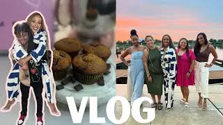 LIFE AFTER HURRICANE BERYL - HAPPY BIRTHDAY SISTA GIRL - POWDER BROW RETOUCH - VLOG