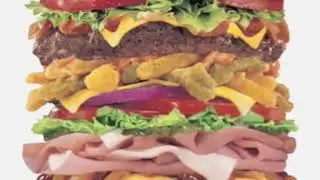 hamburger cheeseburger but its only beginning of the song