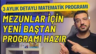 Mezuna Kalanlar İçin Yeni Baştan Programı Hazır I 3 Aylık Detaylı Program I 