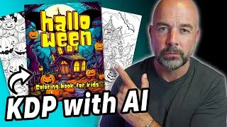 Use AI to Create Halloween KDP Coloring Books to Sell on Amazon