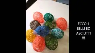 UOVA DI PASQUA FAI DA TE FACILI PER BAMBINI/Easter eggs DIY