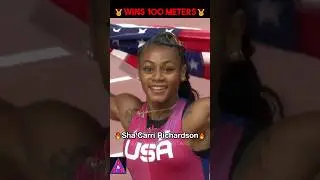 WORLD CHAMPION - Sha'Carri Richardson!🥇🔥 #shorts #trending #olympics