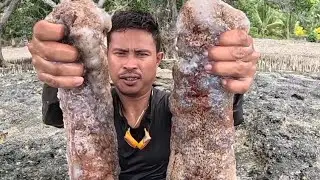 Giant Sea Cucumber Kinilaw sa Tabing Dagat! 😱