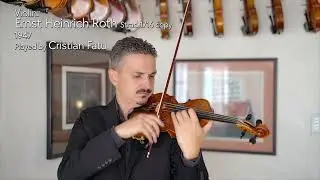 Ernst Heinrich Roth violin, 1947, Strad 1716 model / Cristian Fatu / at the Metzler Violin Shop