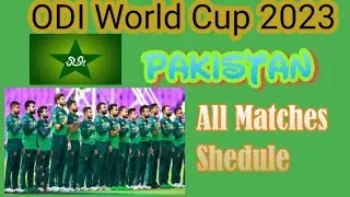 ICC WORLD CUP 2023 PAKISTAN ALL MATCHES SCHEDULE | Finally,ICC announced World Cup 2023 Schedule