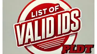 Ano ang mga valid ID's sa PLDT?