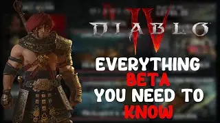 Diablo 4 ALL THE BETA INFOS! Pre-Load, Start Time, System Requirements and more!