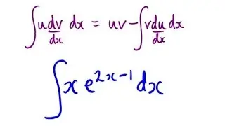 Integration by Parts: Indefinite Integral example