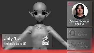 Making a Dark Elf Character -  Pixologic Daisuke Narukawa - ZBrush 2021.6
