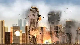 City  Smash 😳🔥 House Destroyer 🤯 Fighter Jet attack ⚔️ Dinosaur Attack ⚔️
