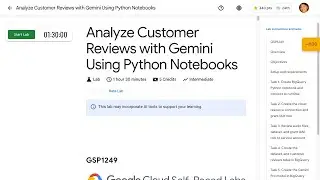 Analyze Customer Reviews with Gemini Using Python Notebooks GSP1249