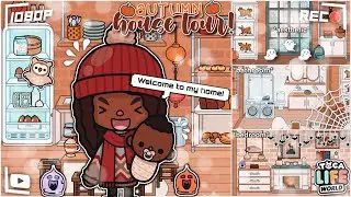 *AUTUMN* house tour! 🧡🏡☺️| *VOICED 🔊*| Toca Life World 🌎 | Toca Lani 🌺