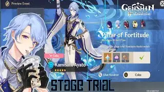 Kamisato Ayato Gameplay Trial - Genshin Impact #genshinimpact #kamisatoayato #hoyoverse #ayato