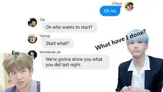 BTS texts [Sope] - J-Hope and Suga had a party