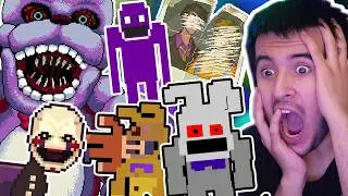 EXPLORANDO los ARCHIVOS NO USADOS de FNaF: INTO THE PIT | MI REACCIÓN