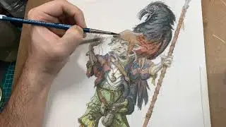 Painting Characters from The Witcher Book Series