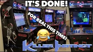 Killer Instinct Arcade1Up Re-MOD| It's Done...For Real This Time!