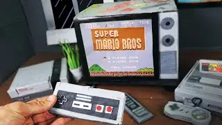 SUPER MARIO BROS made from CARDBOARD!